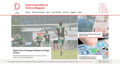 Desktop Screenshot of dolomitenstadt.at